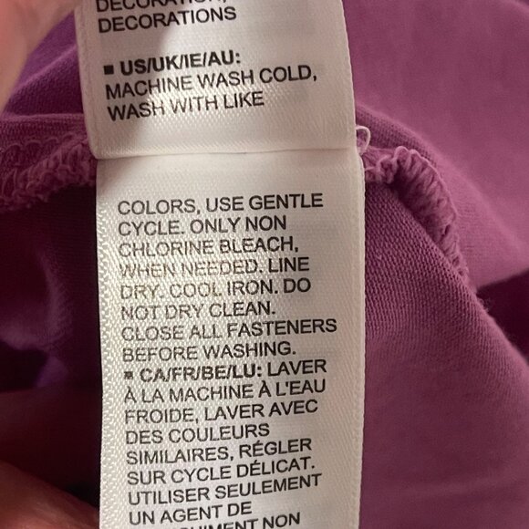 The Drop Women’s Mauve Twist Front Long Sleeve Knit Crop Top by @Signedblake M - Picture 7 of 8